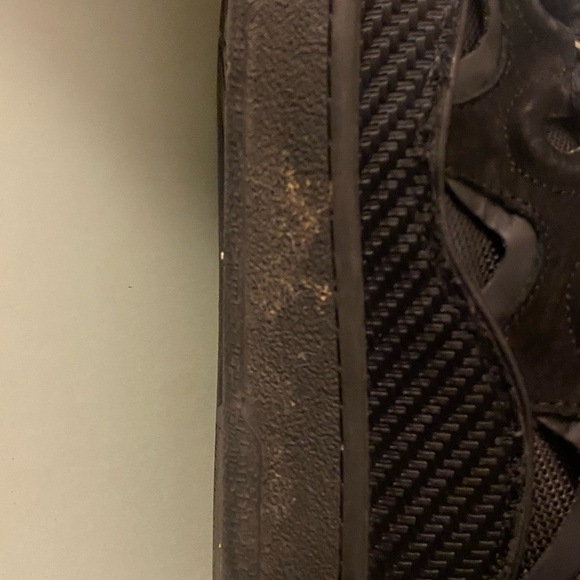 *SOLD* LANVIN “TRIPLE BLACK” Curb Sneaker - Picture 9 of 10